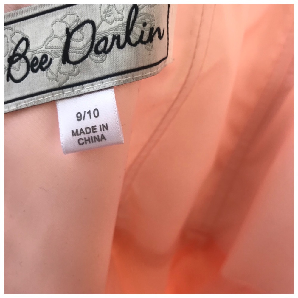 ❌SALE❌ Macy’s Bee Darlin Fit & Flare Dress size Junior 9/10 Stunning! Size 9 10 - Picture 7 of 8